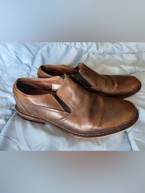 Men's RJ COLT Leather Slip-On Loafers, Size 10